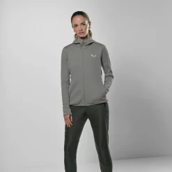 Puez Waffle Hybrid Polarlite Hooded Jacket Women