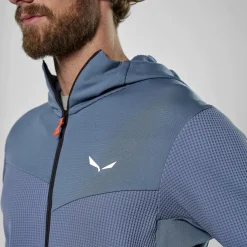 Puez Waffle Hybrid Polarlite Hooded Jacket Men
