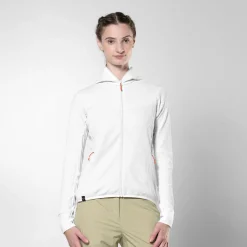Puez Waffle Hybrid Polarlite Hooded Jacket Women