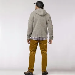 Sarner Undyed Wool Hooded Jacket Men