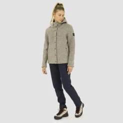 Sarner Undyed Wool Hooded Jacket Women