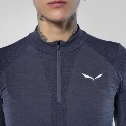 Zebru Responsive Half Zip T-Shirt Women