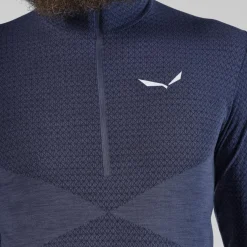 Zebru Responsive Half Zip T-Shirt Men