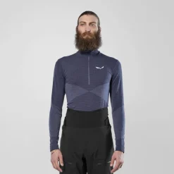 Zebru Responsive Half Zip T-Shirt Men