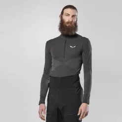 Zebru Responsive Half Zip T-Shirt Men